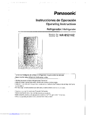 Panasonic NR-521XZ Operating Instructions Manual