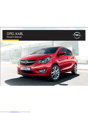 Opel 2016 Carl Owner's Manual