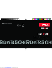 Timex IronMan Run x50+ Quick Start Manual