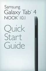Samsung galaxy tab 4 nook 10.1 Quick Start Manual