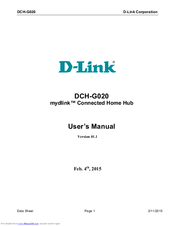 D-Link DCH-G020 User Manual