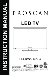 Proscan PLEDV2213A-C Instruction Manual