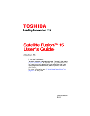 Toshiba satellite fusion 15 series User Manual