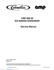 Cornelius CMP600-30A Service Manual