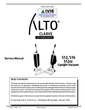 Alto Clarke S12 Service Manual