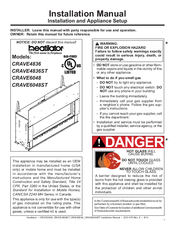 Heatilator CRAVE4836 Installation Manual