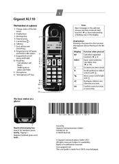 Siemens Gigaset AL110A Manual