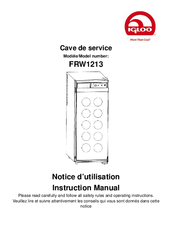 Igloo FRW1213 Instruction Manual