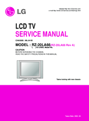 LG RZ-20LA66 Service Manual