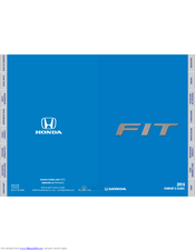 Honda 2016 Fit Owner's Manual