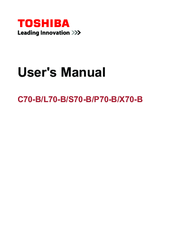 Toshiba P70-B User Manual