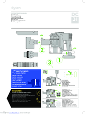 Dyson DC31 Operating Manual