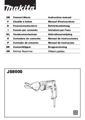 Makita JS8000 Instruction Manual