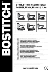 Bostitch FN1650 Original Instructions Manual