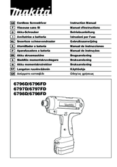 Makita 6796FD Instruction Manual