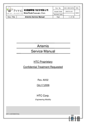 HTC Artemis Service Manual