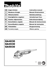 Makita GA4030 Instruction Manual