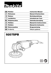Makita 9207SPB Instruction Manual