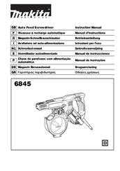 Makita 6845 Instruction Manual