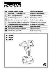 Makita BTD044 Instruction Manual