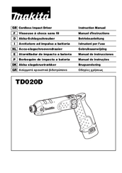 Makita TD020D Instruction Manual