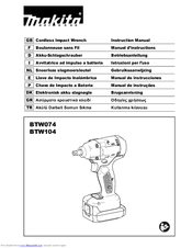 Makita BTW104 Instruction Manual