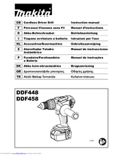 Makita BDF458 Instruction Manual