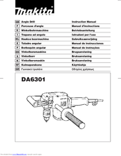 Makita DA6301 Instruction Manual