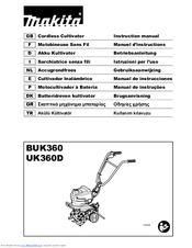 Makita BUK360 Instruction Manual