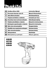 Makita 6280D Instruction Manual