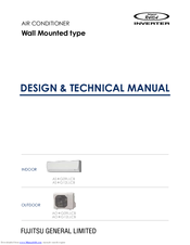 Fujitsu AS*G12LLCB Design & Technical Manual