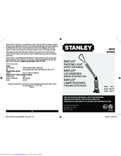 Stanley BARFLEX BF0109CA Instruction Manual