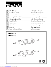 Makita GD0811C Instruction Manual