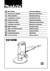 makita 9218SB Instruction Manual