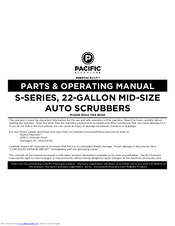 Pacific S Series Parts & Operating Manual