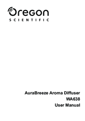 Oregon Scientific AuraBreeze WA638 User Manual