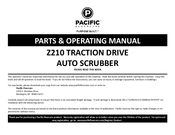 Pacific Z210 Parts & Operating Manual