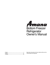 Amana BCI21WW Owner's Manual