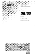 Clarion DB155 Owner's Manual