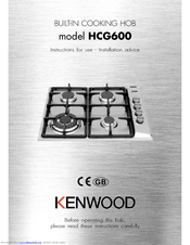 Kenwood HCG600 Instructions For Use Manual