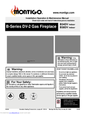 Montigo B34DV Installation, Operation & Maintenance Manual