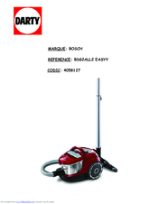 Bosch BSG2ALL2 Instruction Manual