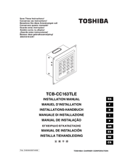 Toshiba TCB-CC163TLE Installation Manual