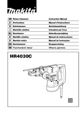 Makita HR4030C Instruction Manual