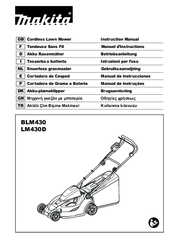 Makita BLM430 Instruction Manual