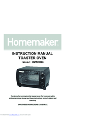 Homemaker HMTOH20 Instruction Manual