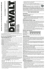 DeWalt DW0246 Instruction Manual