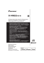 Pioneer X-HM22-S Original Instruction