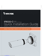 Vivotek IP8332-C Quick Installation Manual