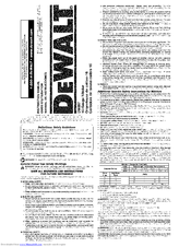 DeWalt DW897 Instruction Manual